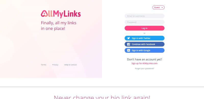 AllMyLinks - Instagram Marketing - Link in Bio