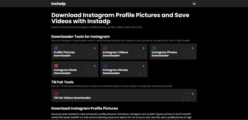 Instadp - Instagram Marketing - Story Viewer