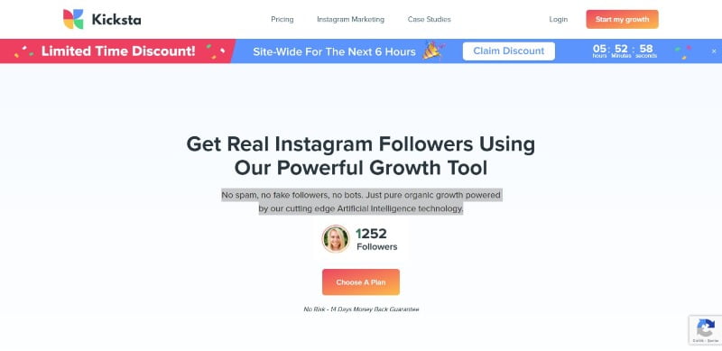 Kicksta - Instagram Marketing - Automation
