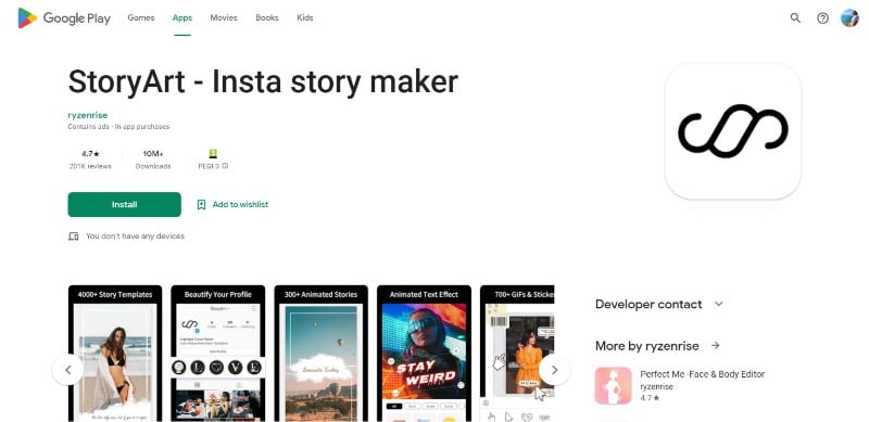 StoryArt - Instagram Marketing - Story