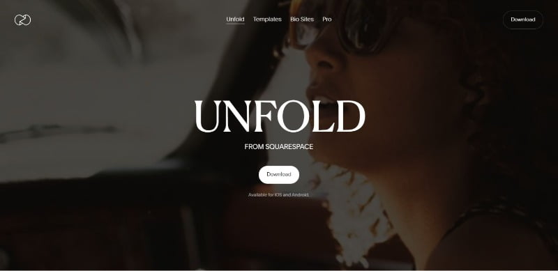 Unfold - Instagram Marketing - Story