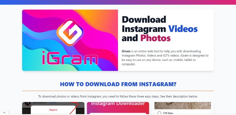 iGram - Instagram Marketing - Photo Downloader