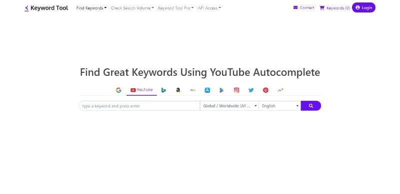Keyword Tool - Youtube Marketing - Youtube Marketing