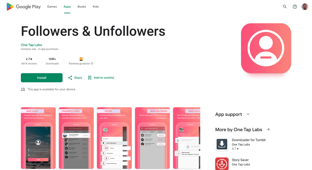 Followers & Unfollowers