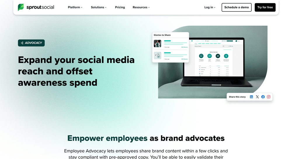 Sprout Social Advocacy