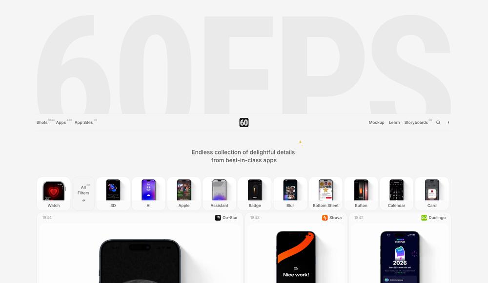 60fps Design Resource: Tutorials for High-Fidelity Visual Design